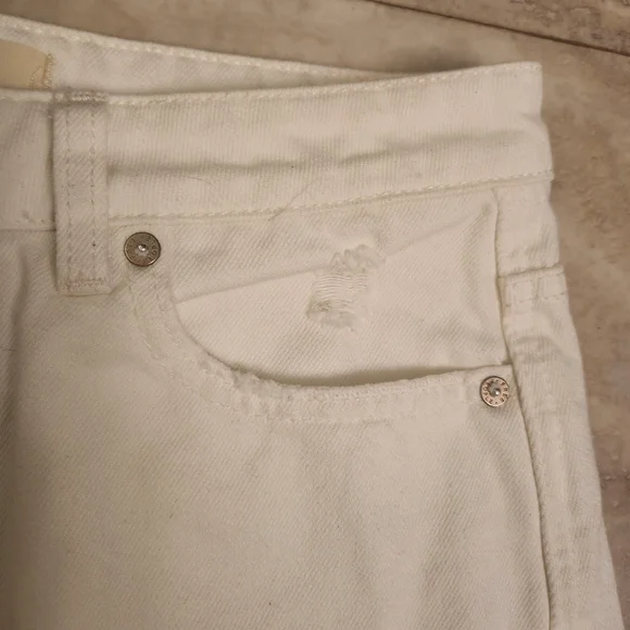 We The Free "Zip It Up" Vintage Denim Mini Skirt by Free People Sz: 4/27 Cotton - Picture 5 of 13